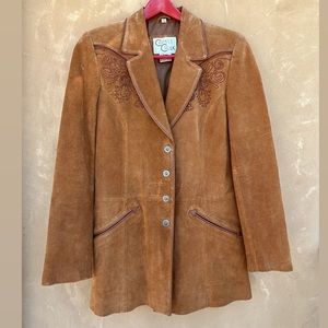 Cripple Creek Suede Western Blazer